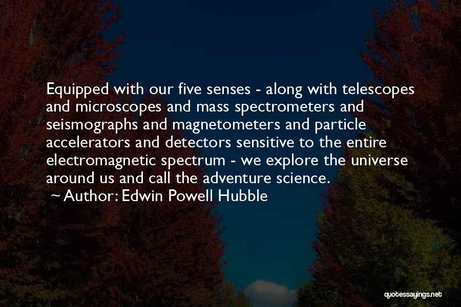 Electromagnetic Spectrum Quotes By Edwin Powell Hubble