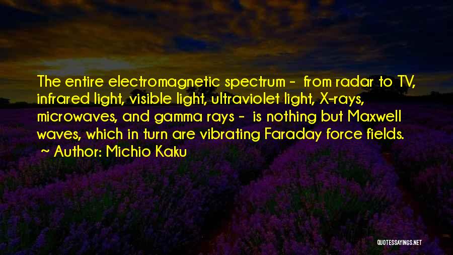 Electromagnetic Spectrum Quotes By Michio Kaku