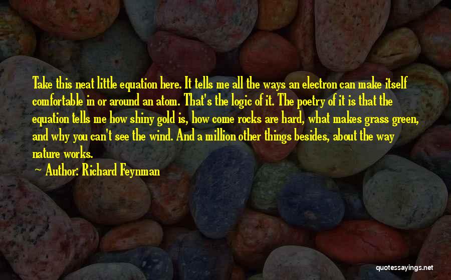 Electron Quotes By Richard Feynman