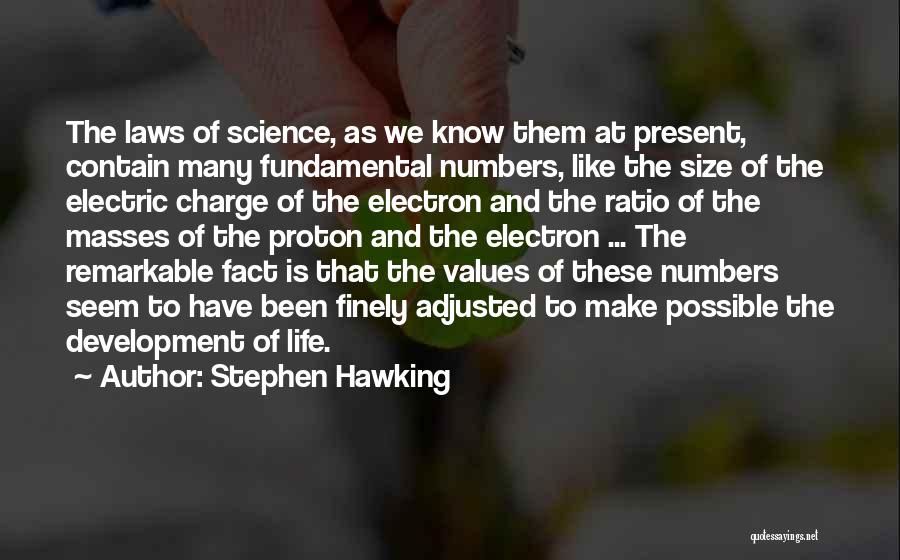 Electron Quotes By Stephen Hawking