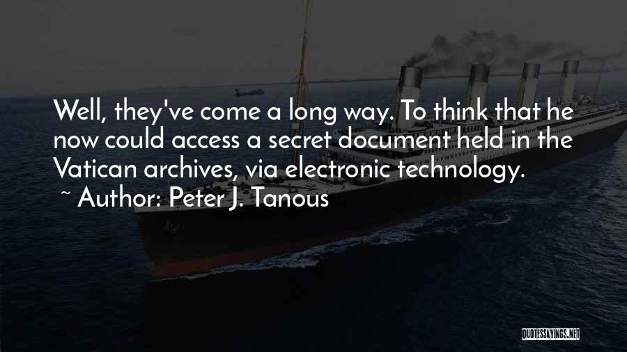 Electronic Quotes By Peter J. Tanous