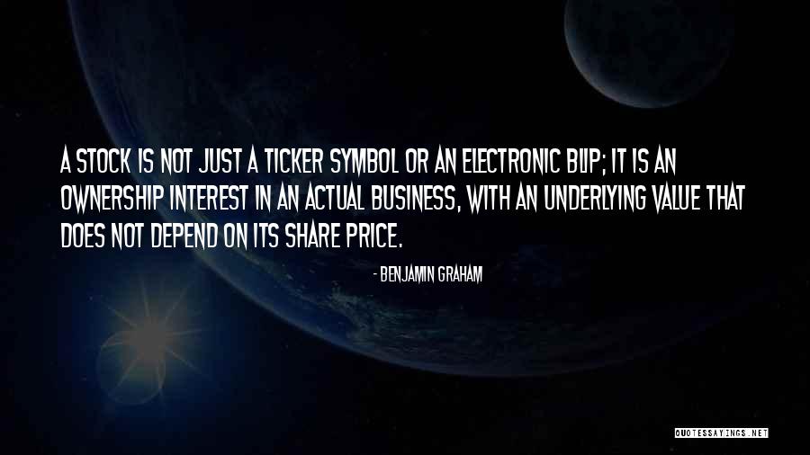 Electronic Stock Quotes By Benjamin Graham Electronic Stock Quotes By Benjamin Graham