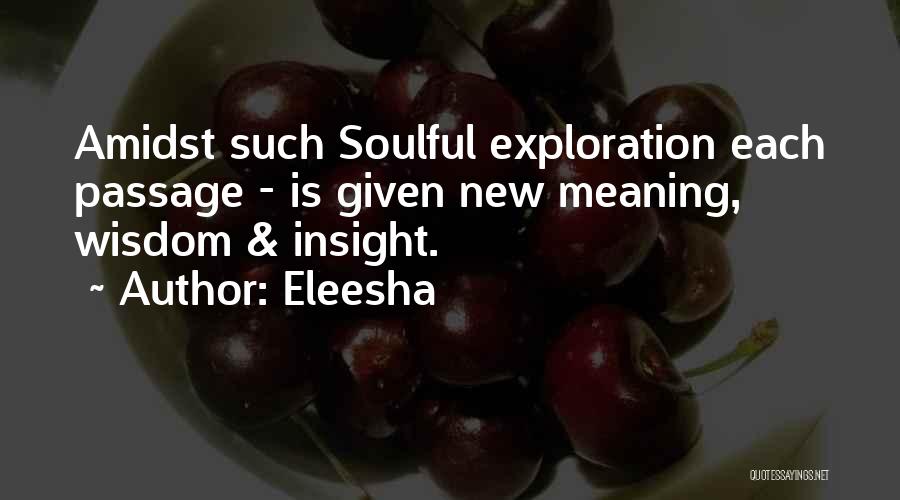Eleesha Quotes 186270