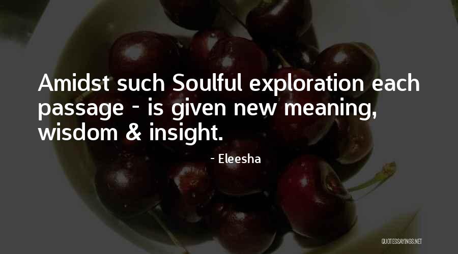 Eleesha Quotes 186270