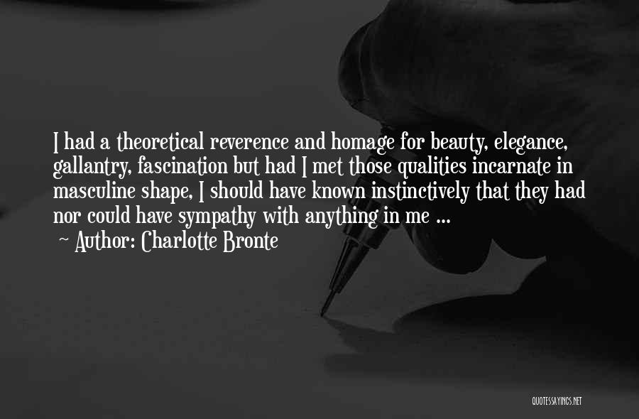 Elegance And Beauty Quotes By Charlotte Bronte