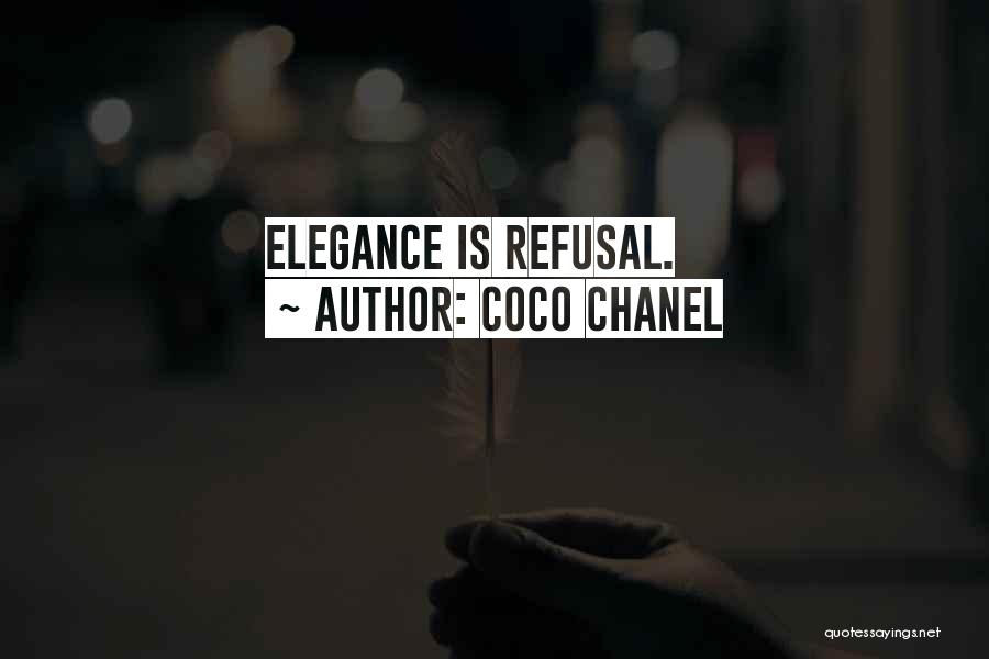 Elegance Coco Chanel Quotes By Coco Chanel