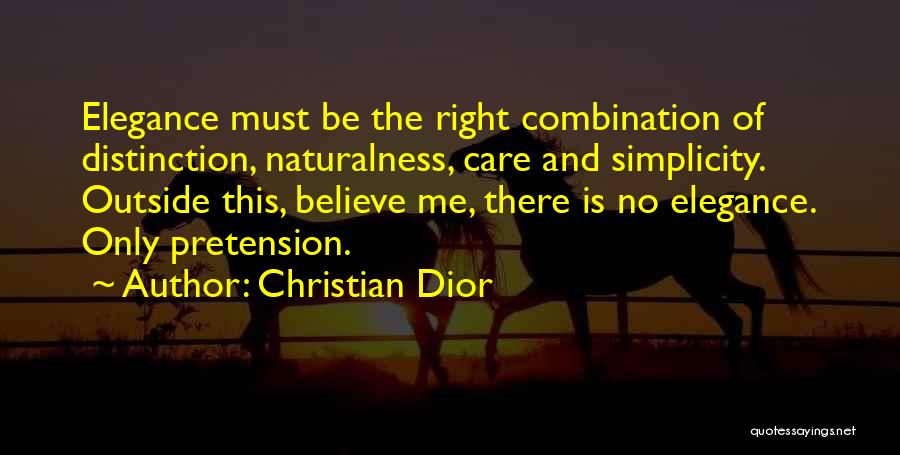 Elegance Quotes By Christian Dior