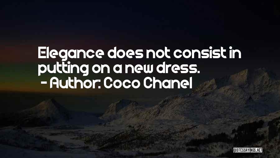 Elegance Quotes By Coco Chanel