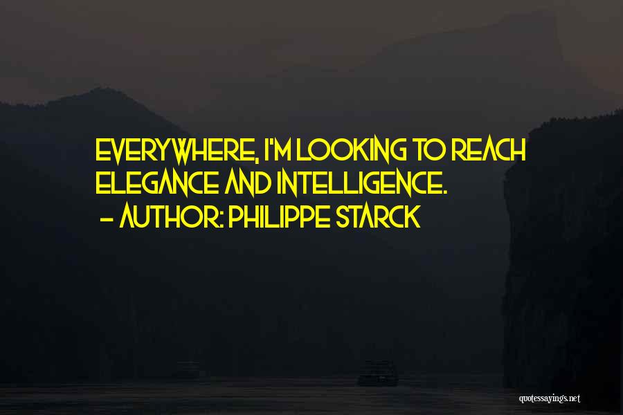 Elegance Quotes By Philippe Starck