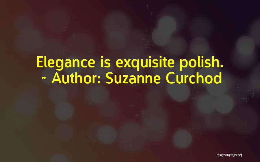 Elegance Quotes By Suzanne Curchod