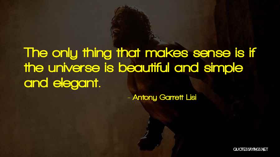Elegant And Beautiful Quotes By Antony Garrett Lisi