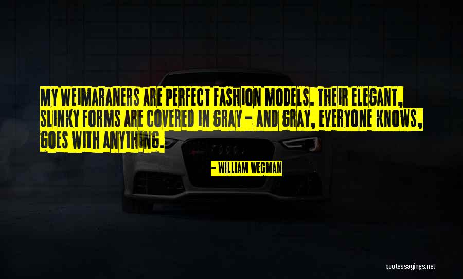 Elegant Quotes By William Wegman Elegant Quotes By William Wegman