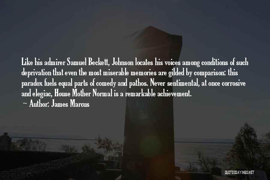 Elegiac Quotes By James Marcus