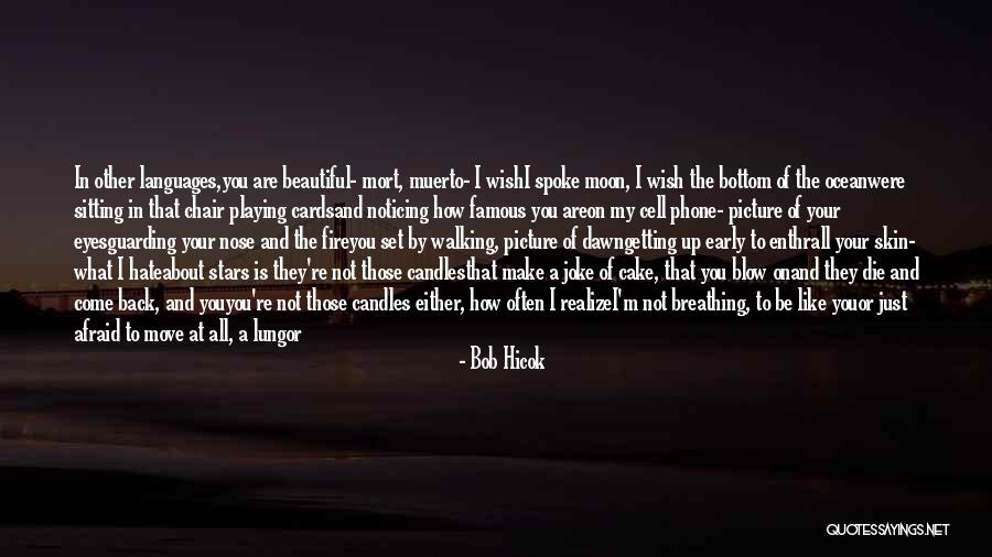 Elegy Quotes By Bob Hicok