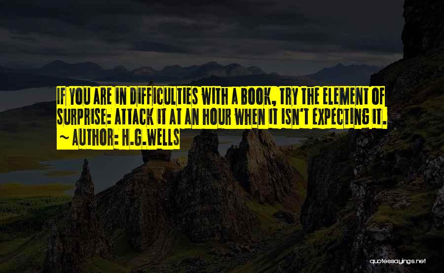 Element Of Surprise Quotes By H.G.Wells