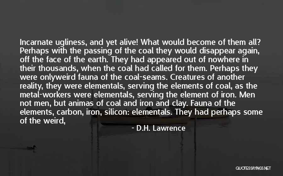 Element Quotes By D.H. Lawrence