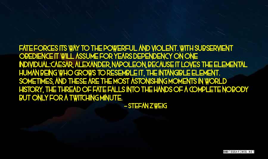 Element Quotes By Stefan Zweig