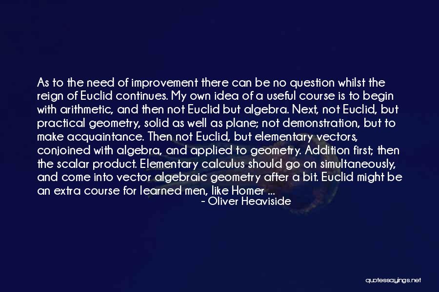 Elementary Math Quotes By Oliver Heaviside Elementary Math Quotes By Oliver Heaviside
