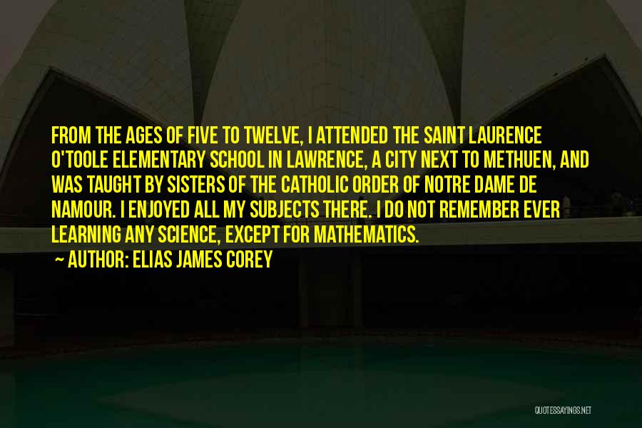 Elementary Mathematics Quotes By Elias James Corey