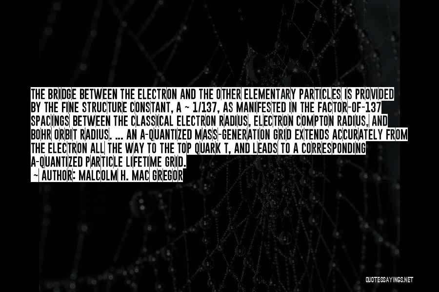 Elementary Particles Quotes By Malcolm H. Mac Gregor