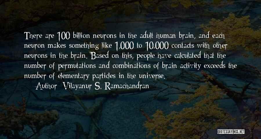 Elementary Particles Quotes By Vilayanur S. Ramachandran