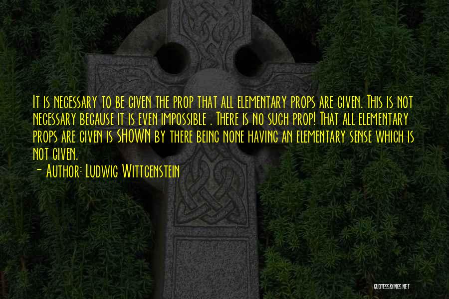 Elementary Quotes By Ludwig Wittgenstein