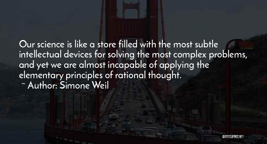 Elementary Quotes By Simone Weil