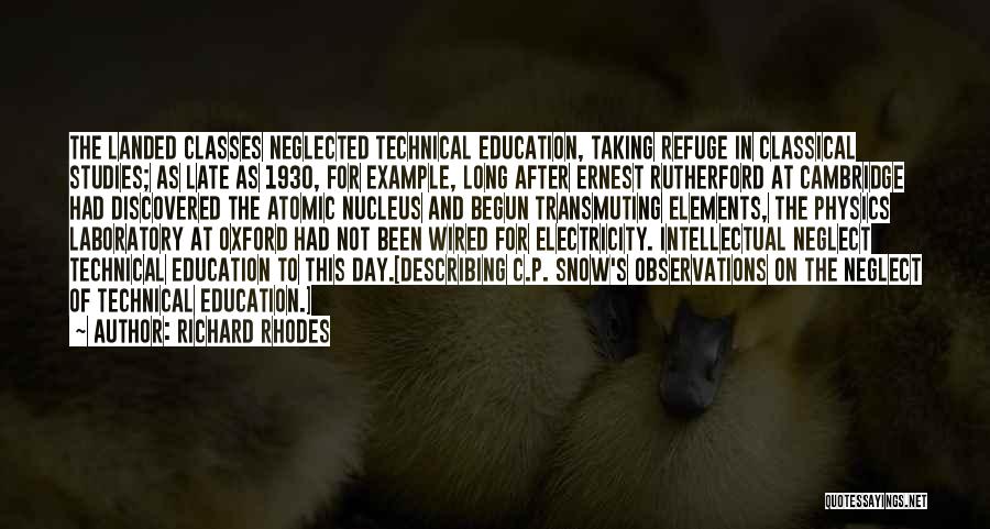 Elements In Science Quotes By Richard Rhodes