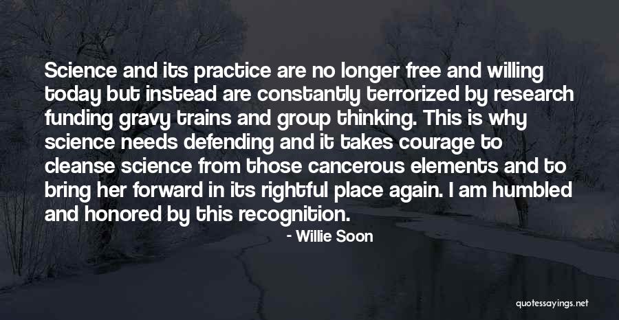 Elements In Science Quotes By Willie Soon