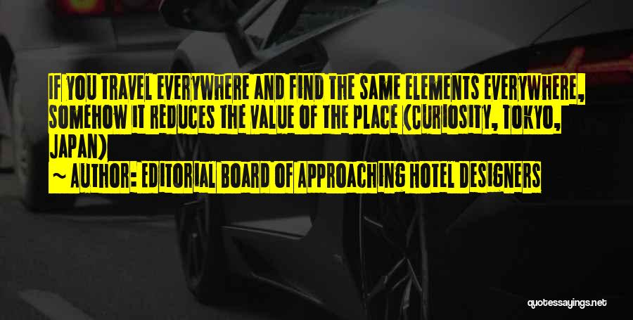 Elements Of Design Quotes By Editorial Board Of Approaching Hotel Designers