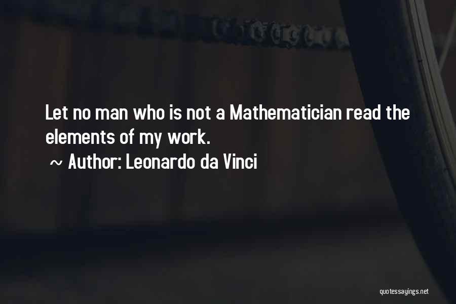 Elements Of Design Quotes By Leonardo Da Vinci