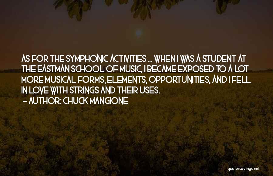 Elements Of Music Quotes By Chuck Mangione