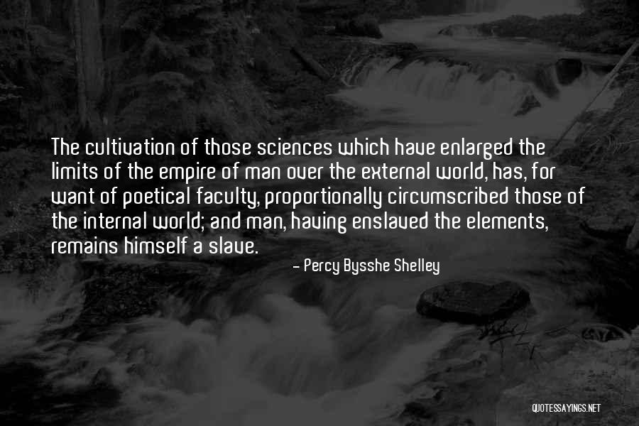 Elements Science Quotes By Percy Bysshe Shelley