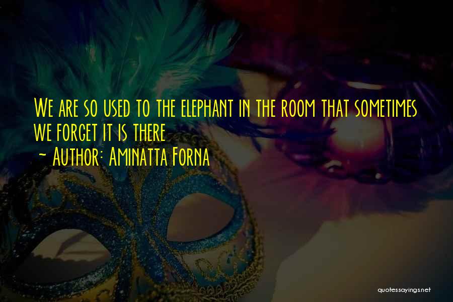 Elephant In The Room Quotes By Aminatta Forna