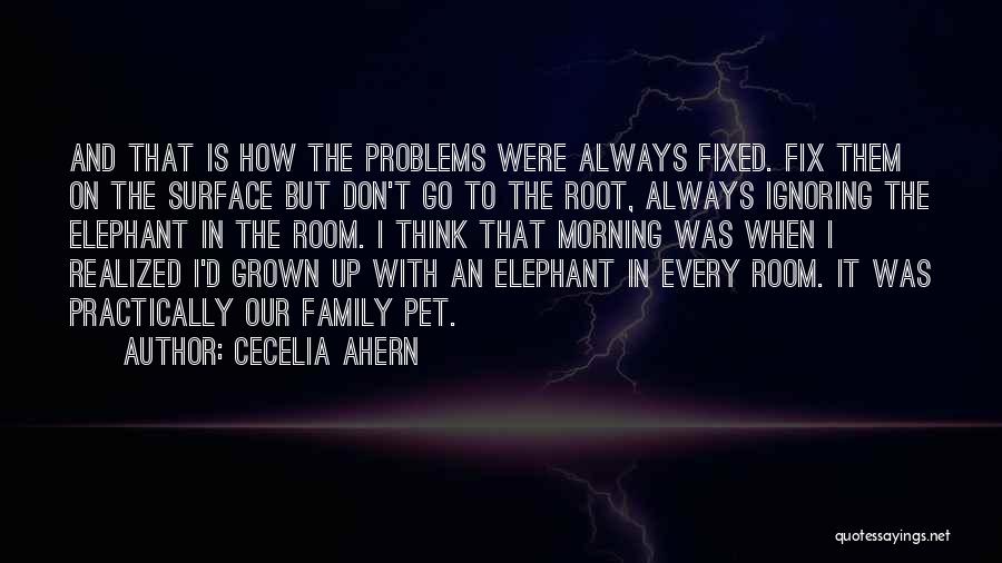 Elephant In The Room Quotes By Cecelia Ahern