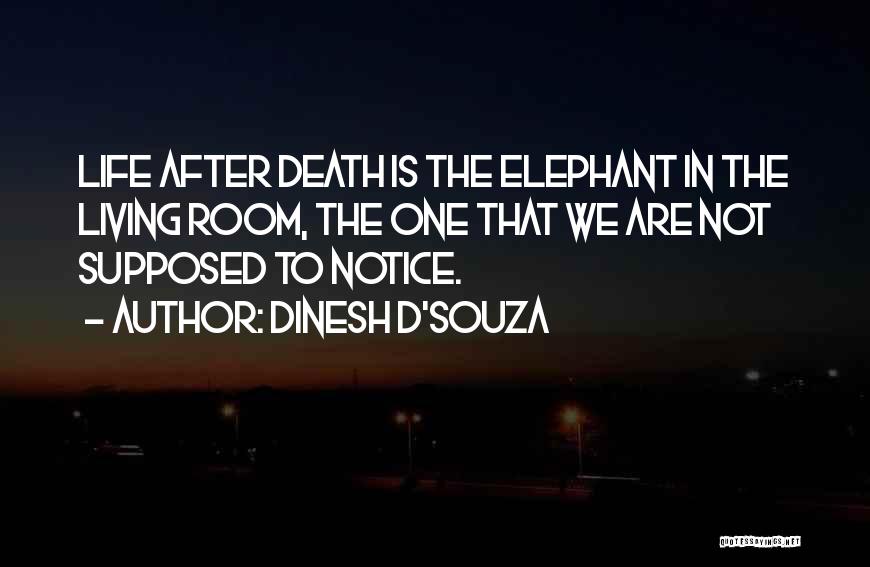 Elephant In The Room Quotes By Dinesh D'Souza