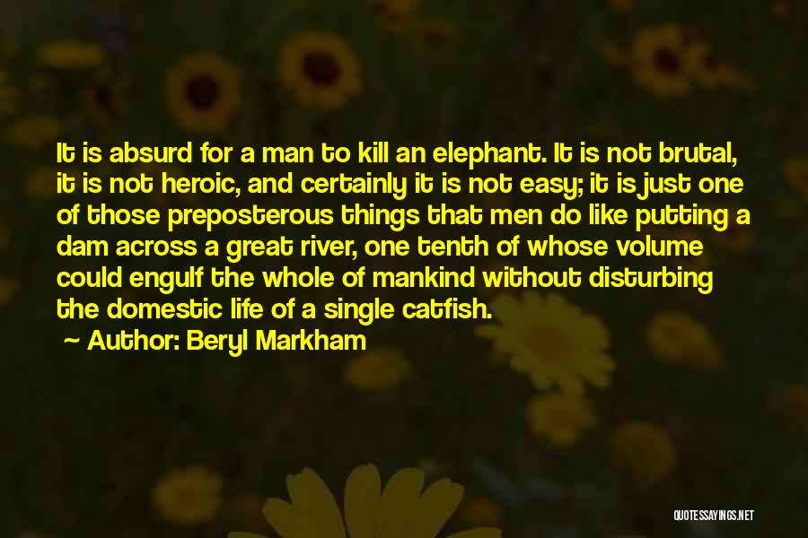 Elephants And Life Quotes By Beryl Markham