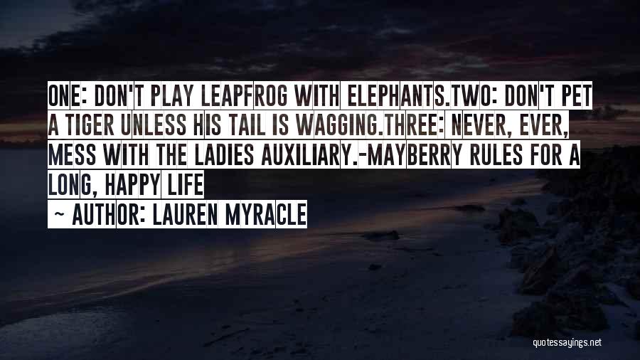 Elephants And Life Quotes By Lauren Myracle