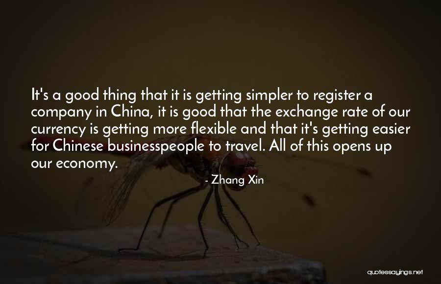Elevacion De Pierna Quotes By Zhang Xin