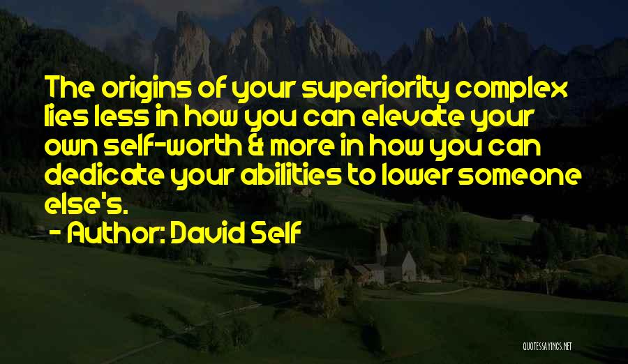 Elevate Quotes By David Self