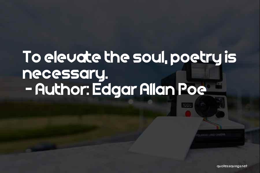 Elevate Quotes By Edgar Allan Poe