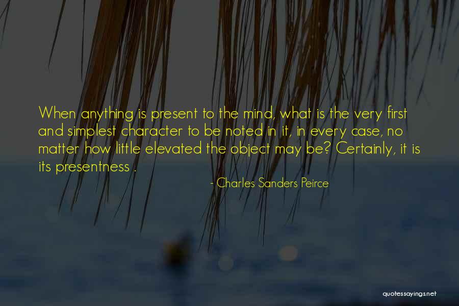 Elevated Quotes By Charles Sanders Peirce