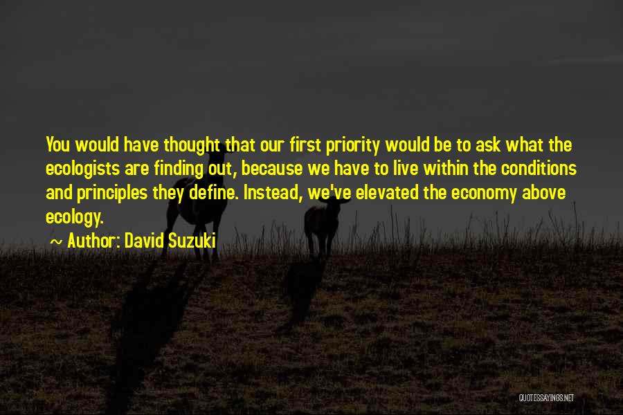 Elevated Quotes By David Suzuki