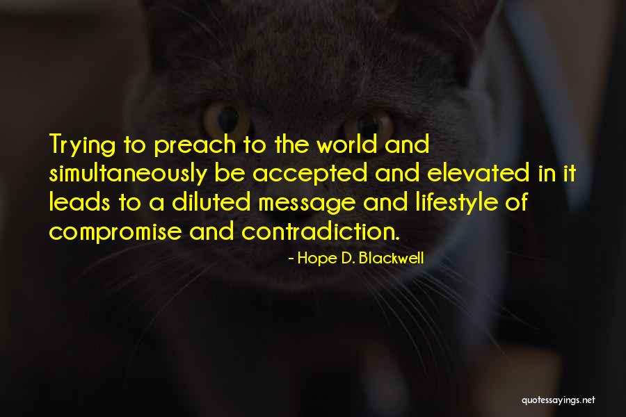 Elevated Quotes By Hope D. Blackwell