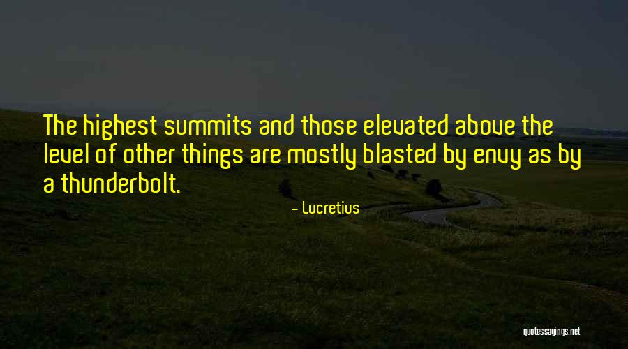 Elevated Quotes By Lucretius