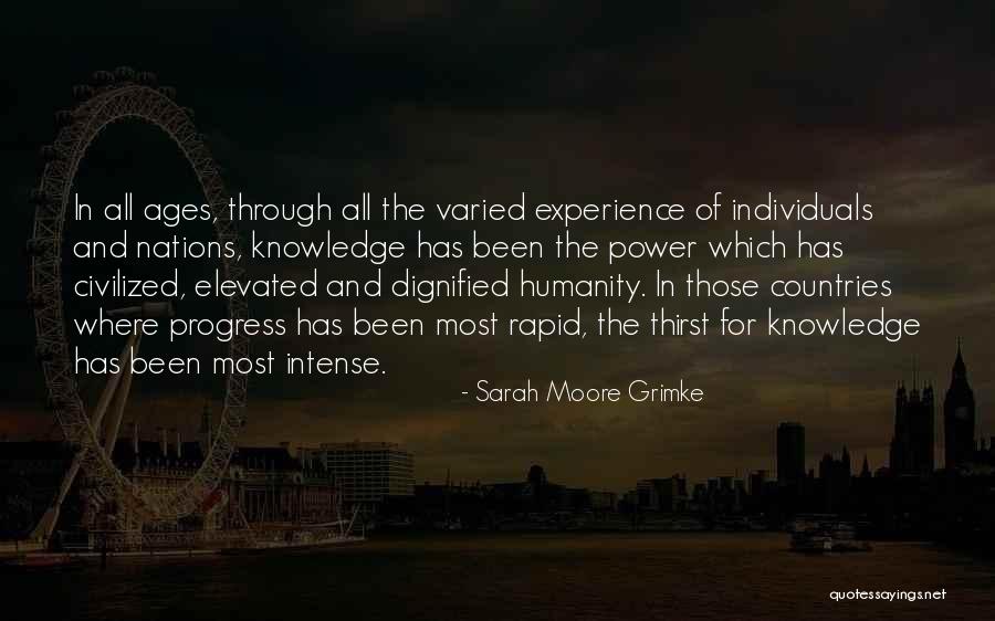 Elevated Quotes By Sarah Moore Grimke