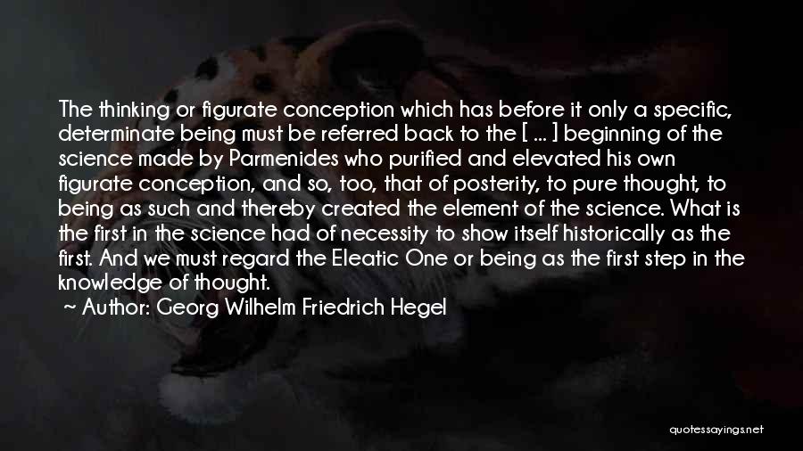 Elevated Thinking Quotes By Georg Wilhelm Friedrich Hegel