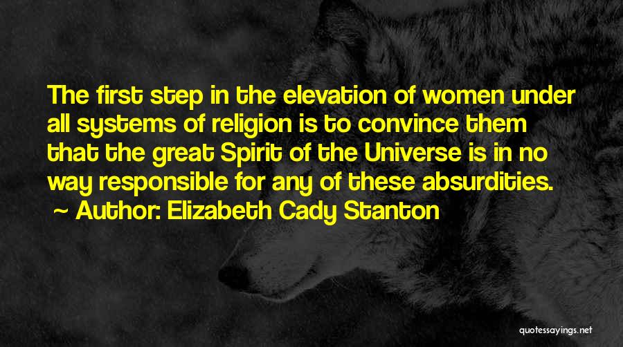 Elevation Quotes By Elizabeth Cady Stanton