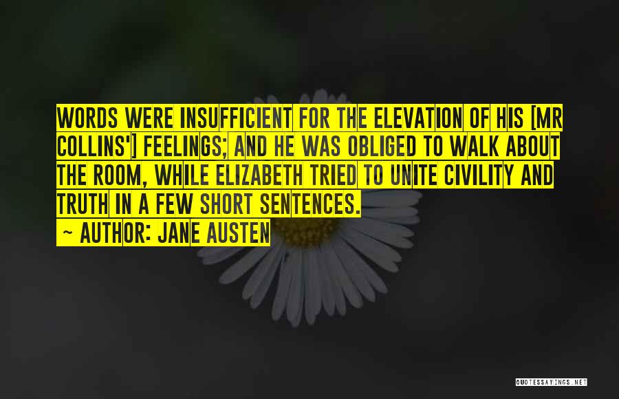 Elevation Quotes By Jane Austen