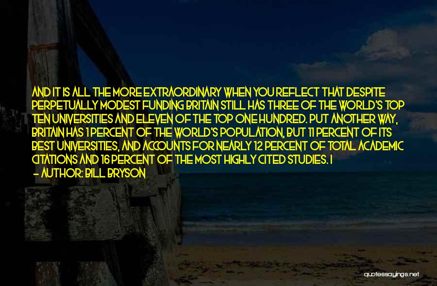 Eleven On Top Quotes By Bill Bryson